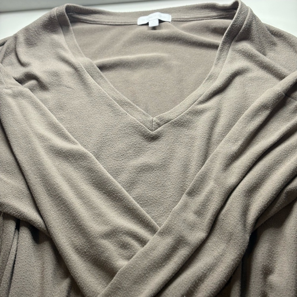 Beyond Yoga Taupe Knit Top